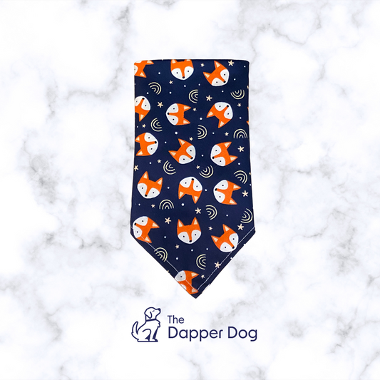 Fox & Stars - Snap On Bandana