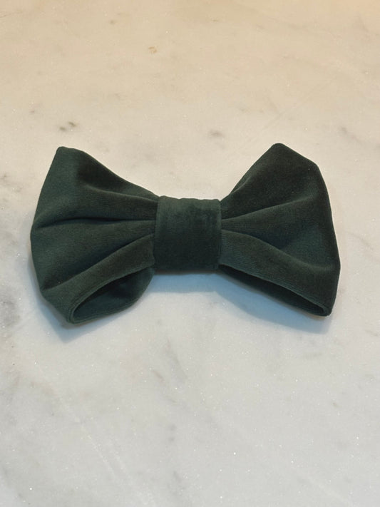 Emerald - Velvet Bow tie