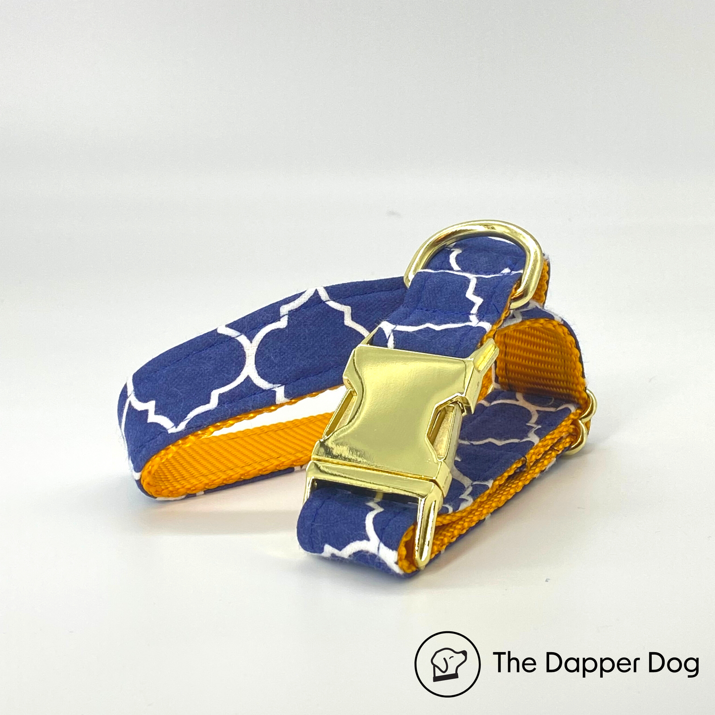 Noble Navy - Printed Dog Collar