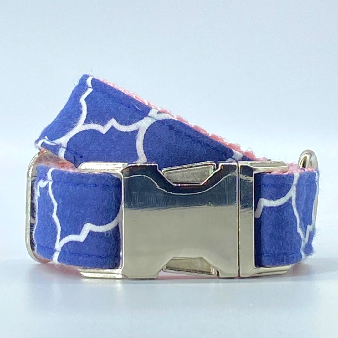 Noble Navy - Printed Dog Collar