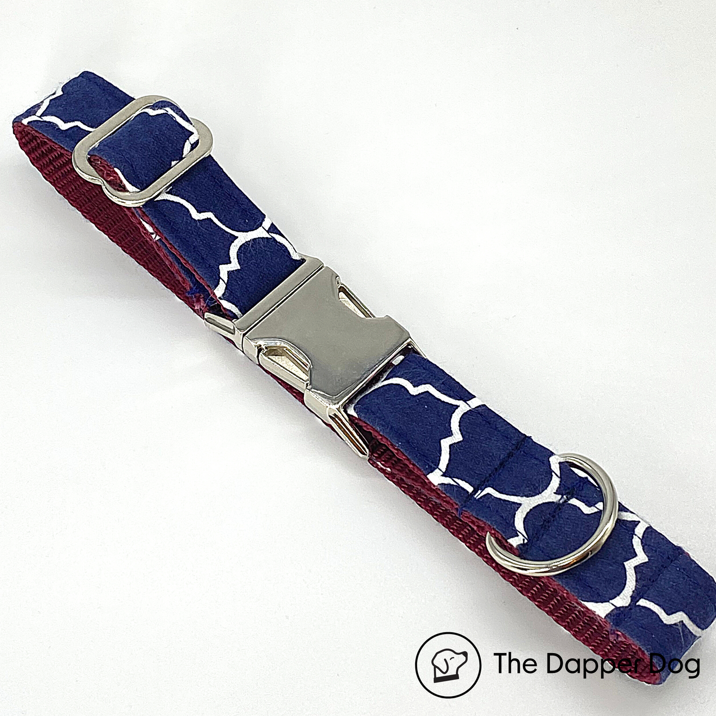 Noble Navy - Printed Dog Collar