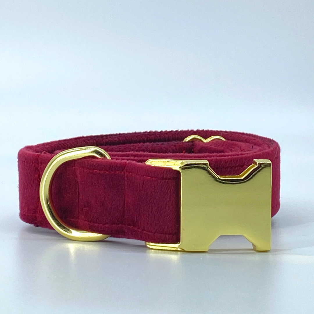 Burgundy - Velvet Collar