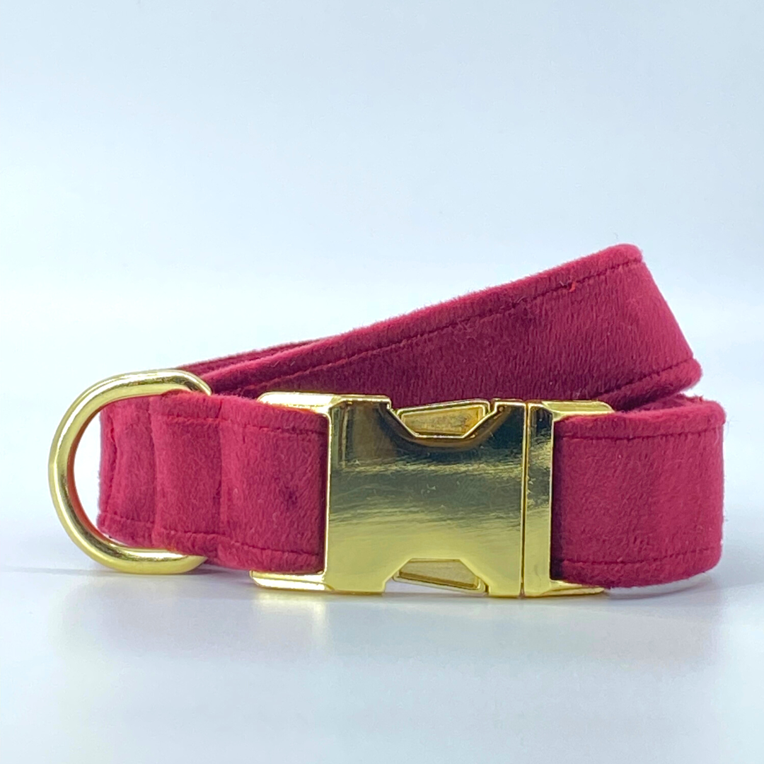 Burgundy - Velvet Collar