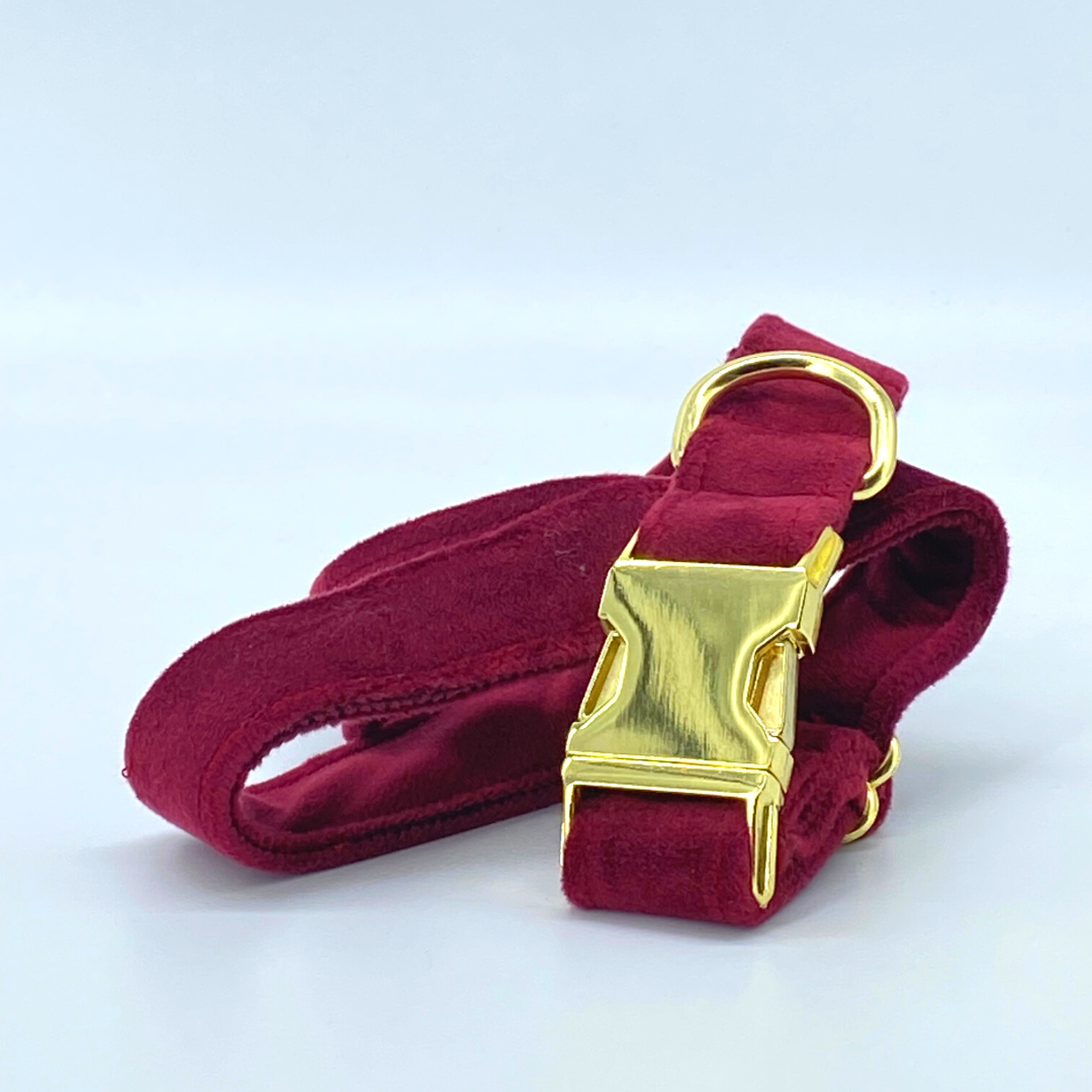Burgundy - Velvet Collar