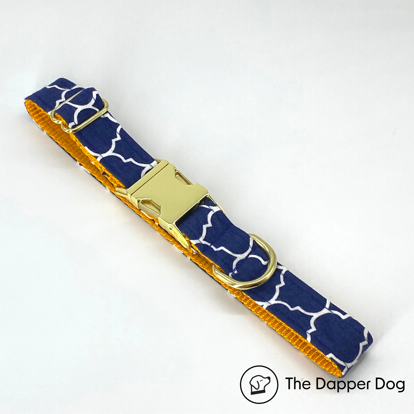 Noble Navy - Printed Dog Collar