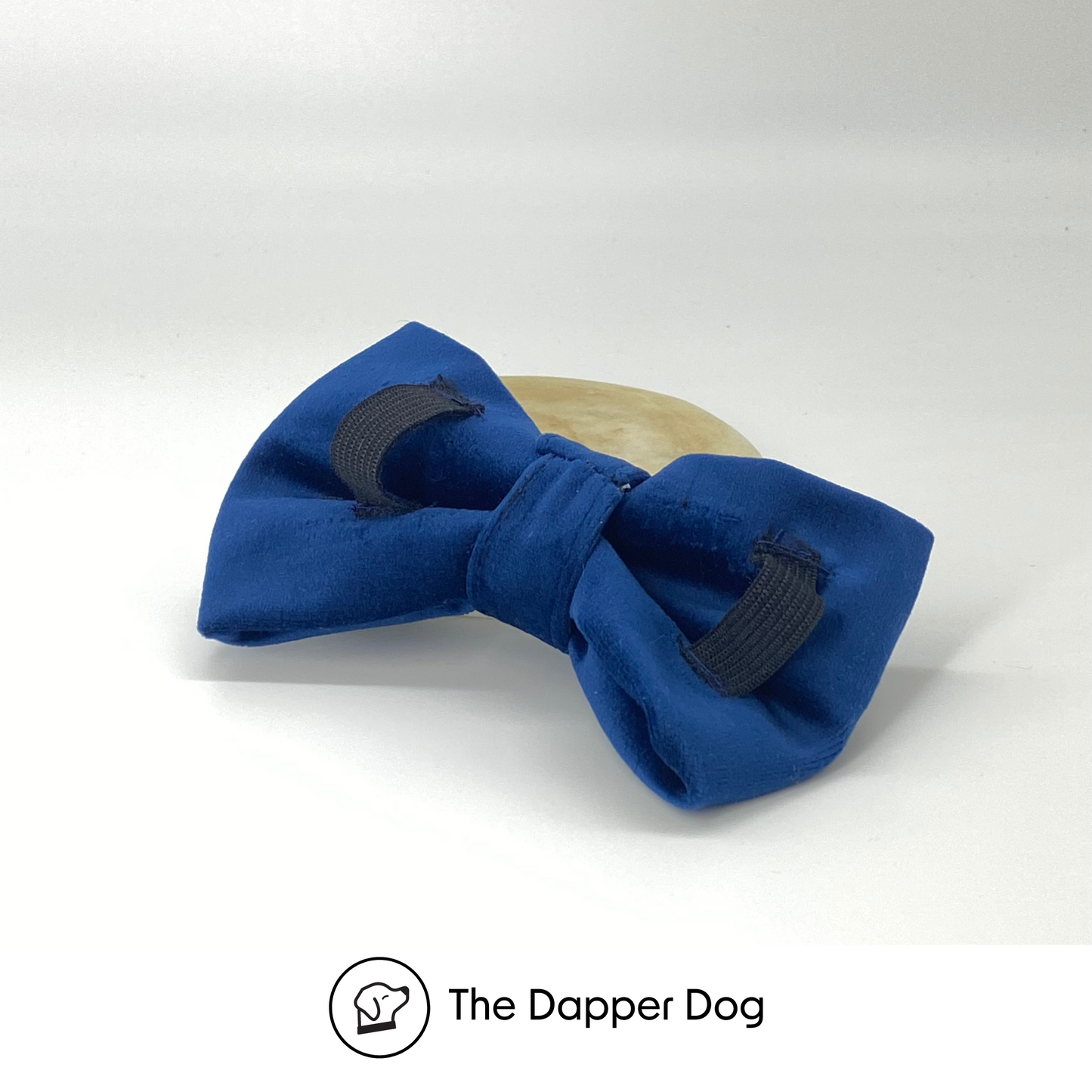 Navy - Velvet Bow Tie