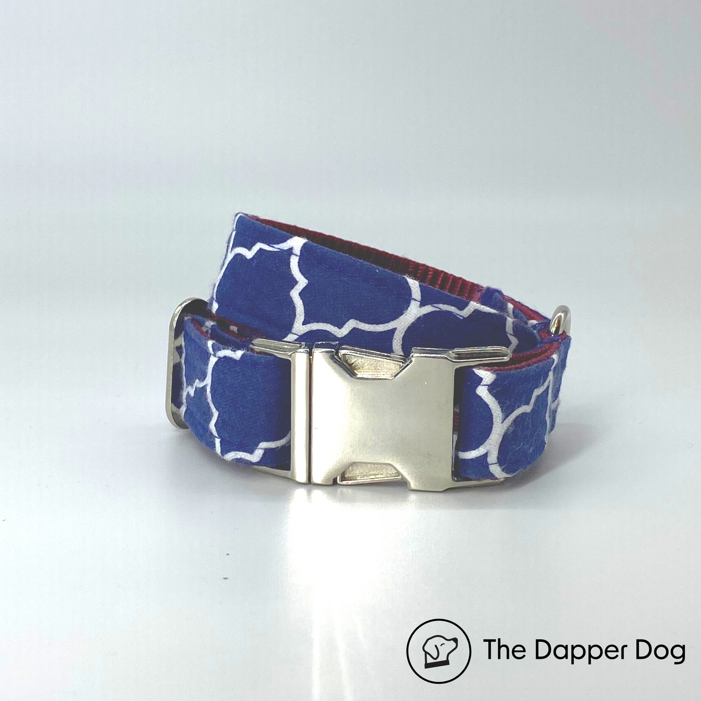 Noble Navy - Printed Dog Collar