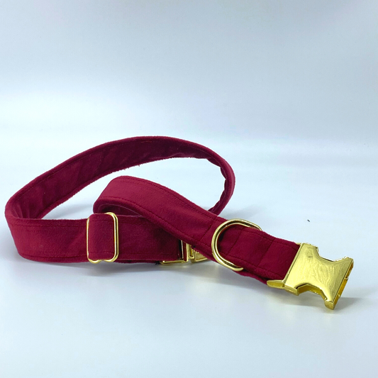 Burgundy - Velvet Collar